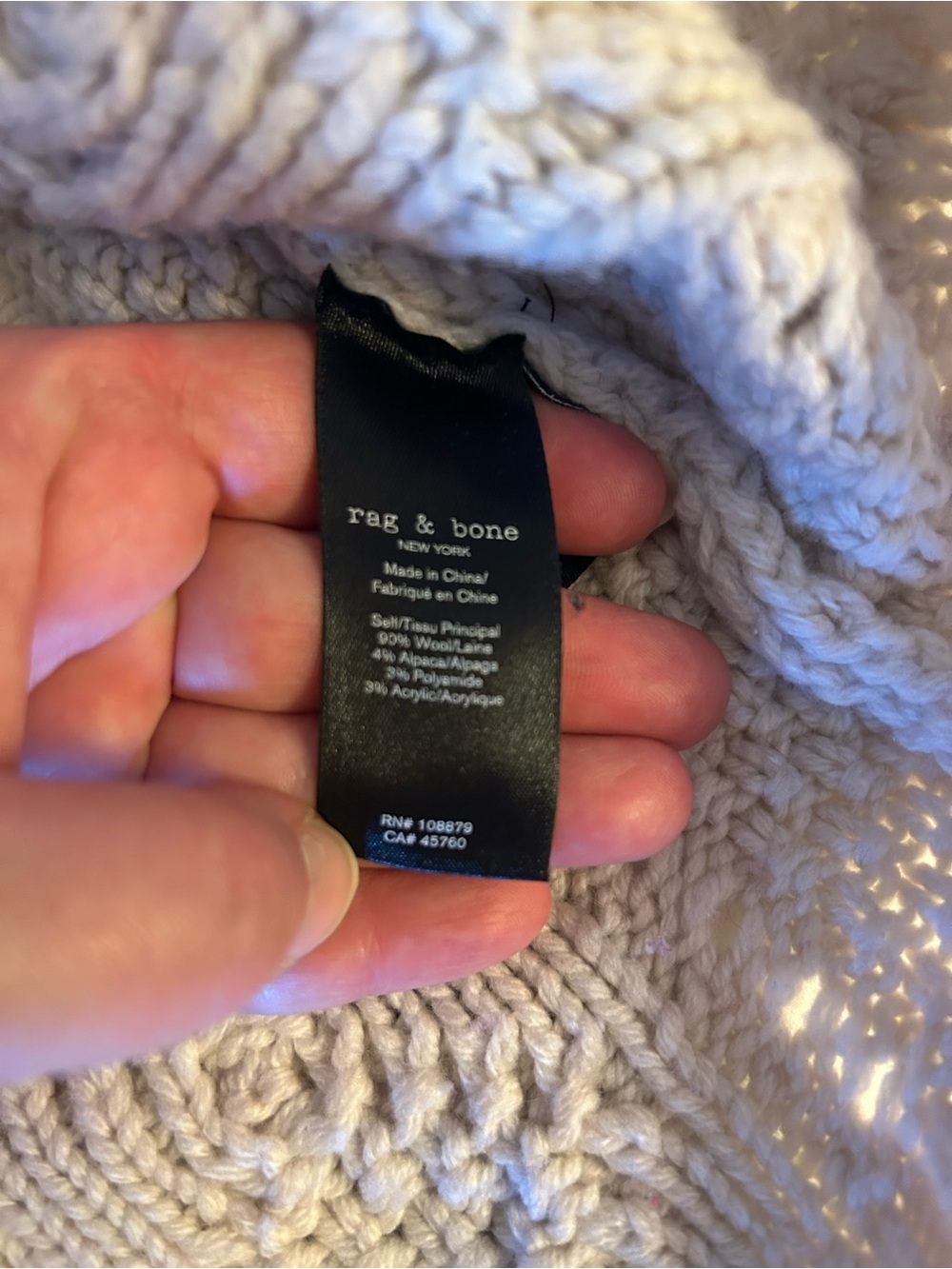 Rag and Bone turtle neck M - Picture 3 of 5